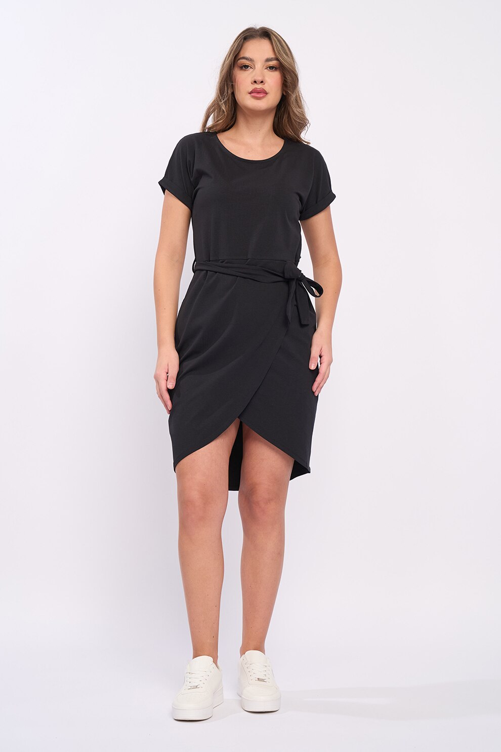 Lee Cooper, Rochie petrecuta cu decolteu rotund, Negru, S