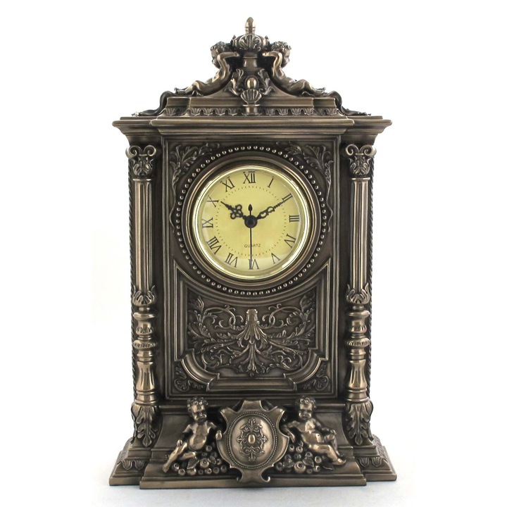 Ceas de masa in stil Baroc, 32x26x17cm