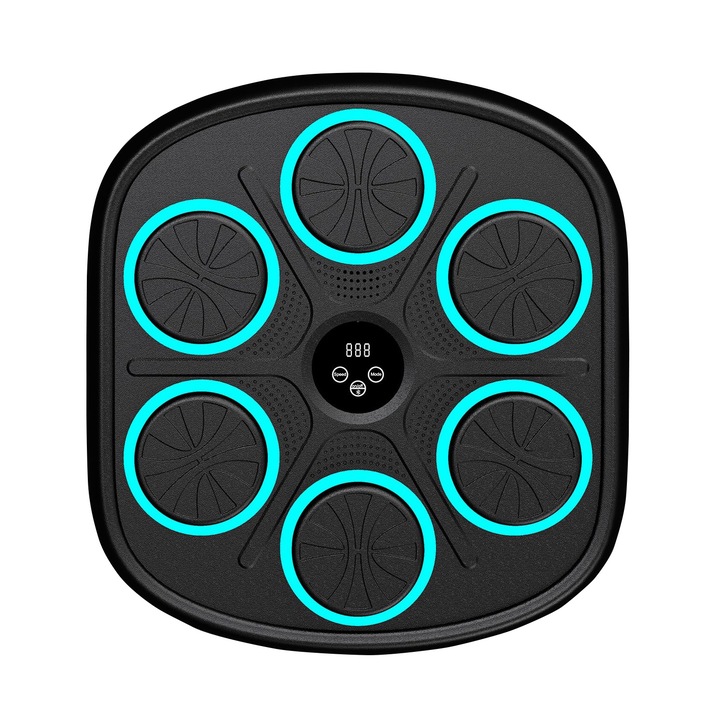 Боксова круша, Bluetooth, интелигентна, стенен монтаж, 9 скорости, черен