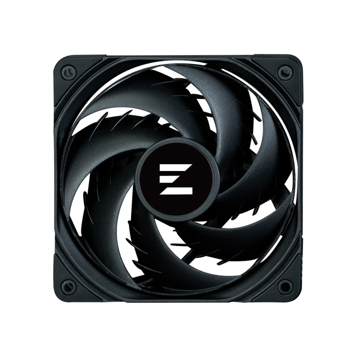 Ventilator Zalman "AF120 BLACK", 120mm, 2000 RPM, Hydro bearing, 69.12 cfm, 4-pin, negru, "ZM-AF120 BLACK"