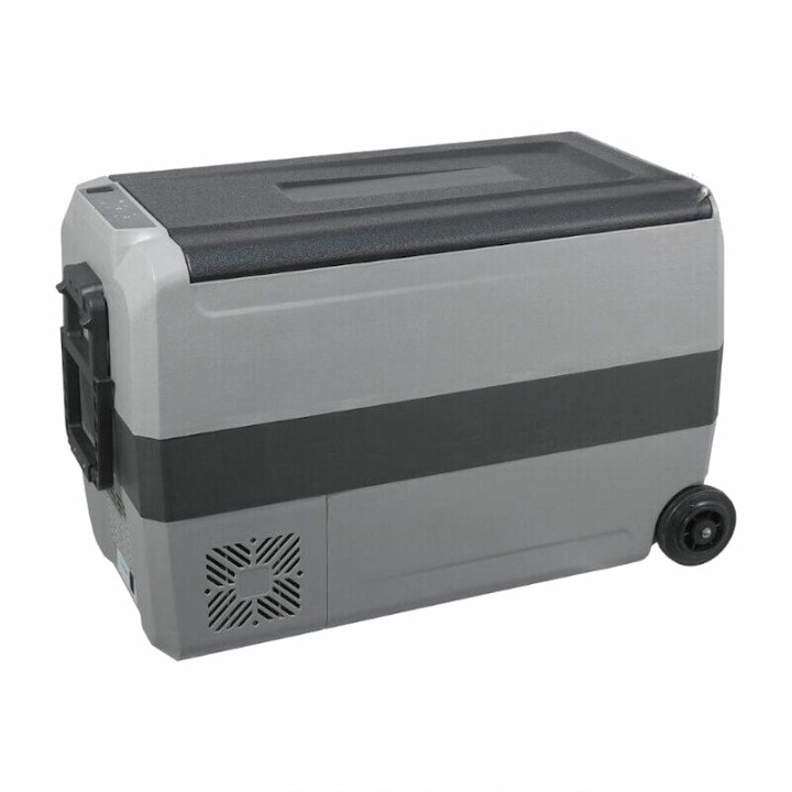 Frigider auto cu compresor 45L, cu 2 compartimente, 12V-24V-230V, 45W, -20°C, conectare bluethooth, cu aplicatie pe telefon, Dual, 07087 Alpicool