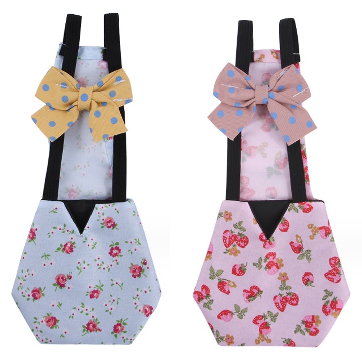 Set 2 scutece pentru pasari, BGHYHYHI, Roz-albastru, S