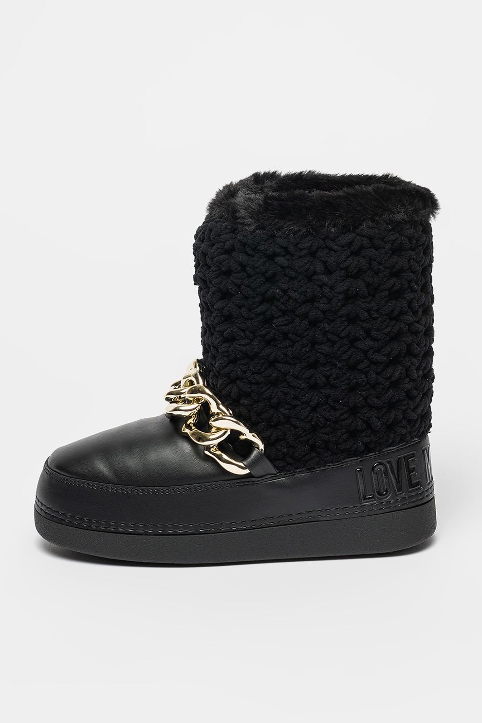 Love Moschino, Ghete cu snur, Negru, 39-40 - eMAG.ro