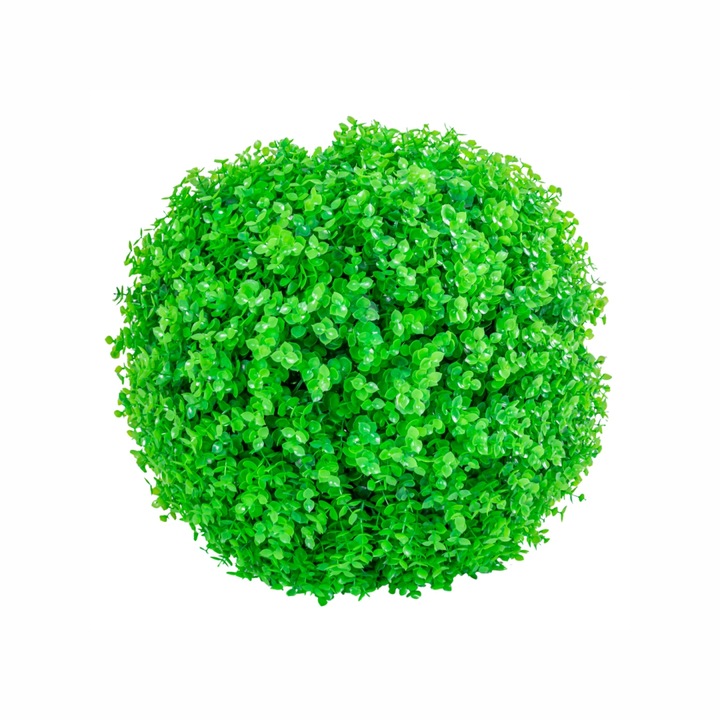 Sfera din plante artificiale, Naimeed D5958, Verde, 100mm