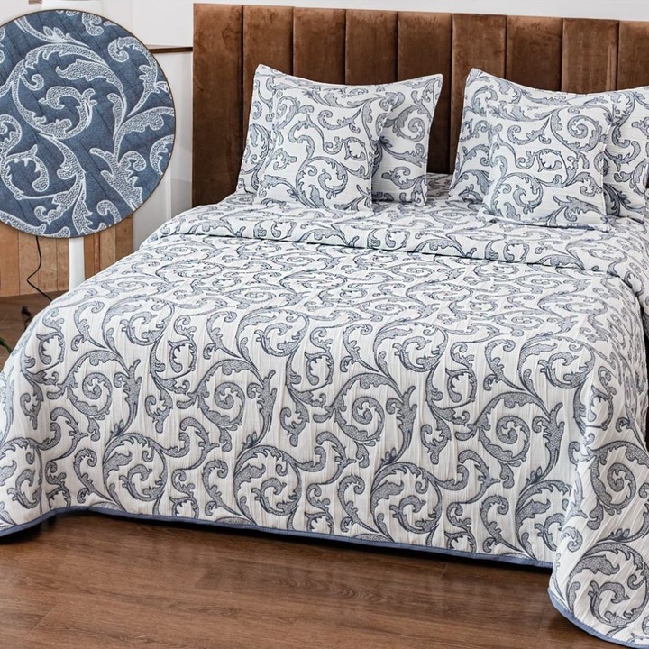 Set cuvertura, Casa de Vis, matlasata, 5 piese, in, 2 fete, 220 x 240 cm, IN-04