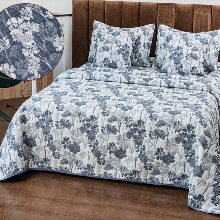 Set cuvertura, Casa de Vis, matlasata, 5 piese, in, 2 fete, 220 x 240 cm, IN-06