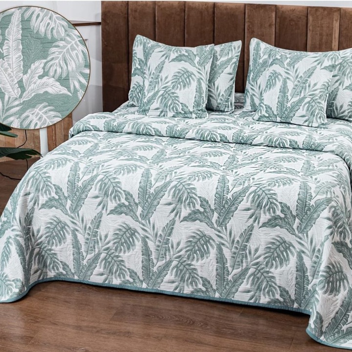 Set cuvertura, Casa de Vis, matlasata, 5 piese, in, 2 fete, 220 x 240 cm, IN-08