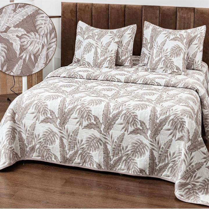 Set cuvertura, Casa de Vis, matlasata, 5 piese, in, 2 fete, 220 x 240 cm, IN-13