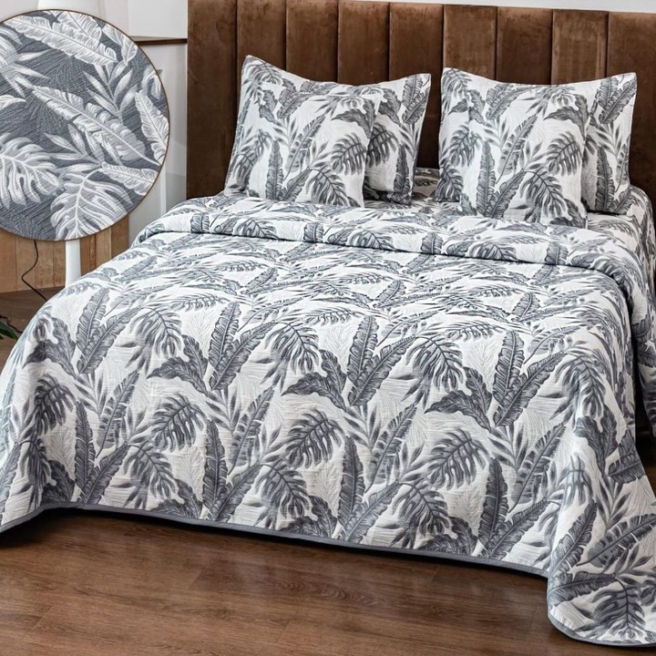 Set cuvertura, Casa de Vis, matlasata, 5 piese, in, 2 fete, 220 x 240 cm, IN-22