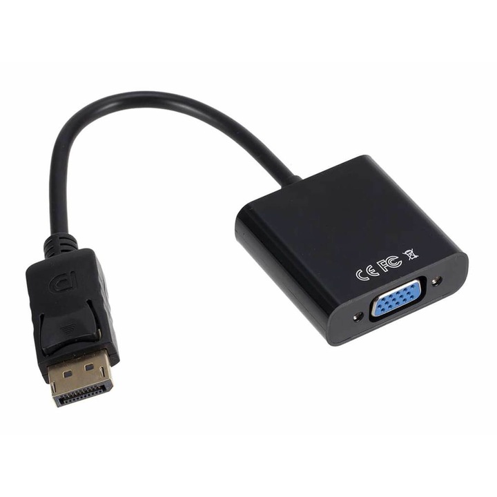 Thunder DDP-103 [DisplayPort – VGA] átalakító (rövid kábel)