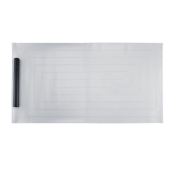 Állatkiképző tálca, QttvbTna, PVC, elektrosztatikus rezgésekkel, 120 x 44 cm, szürke