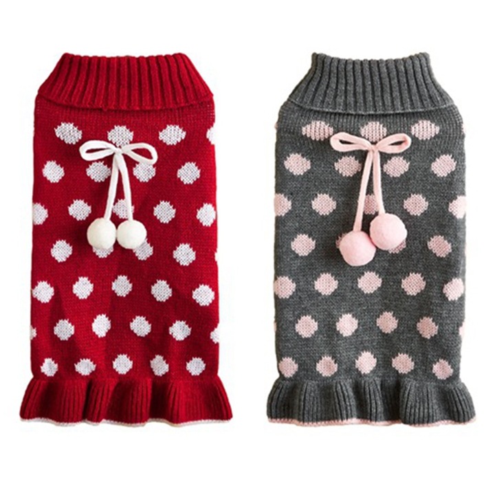 Pulover pentru caini, zgarzi, multicolor, 6 dimensiuni disponibile