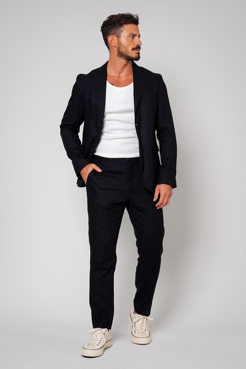 uFIT, Costum din amestec de in, Negru