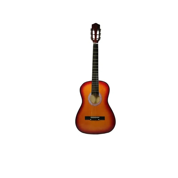 Детска китара, AT PERFORMANCE®, класическа, дърво, Junior Orange, 53X18 см