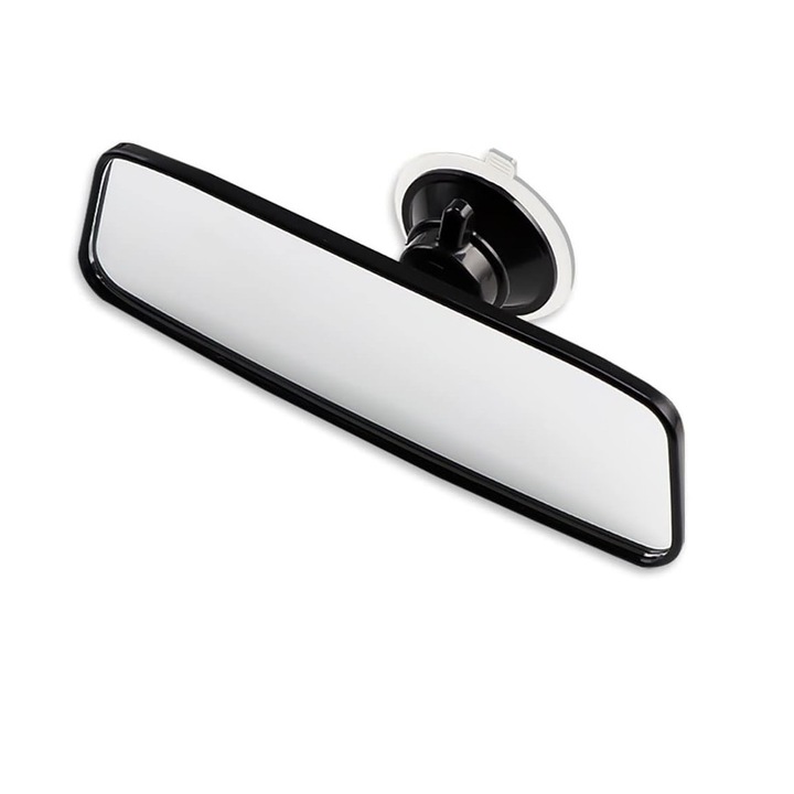 Oglinda retrovizoare pentru masina cu vedere inapoi cu sistem de prindere cu ventuza 24 x 6 cm
