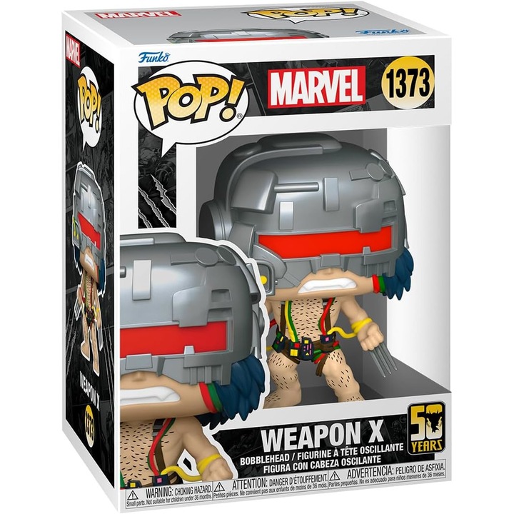 Figurina - Pop! Marvel - Weapon X, Multicolor, 8.5 cm