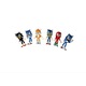 Set 6 figurine Sonic 2, Sonic si prietenii, multicolor H 10 CM