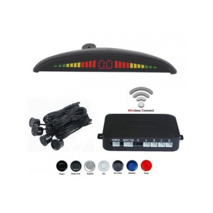 Парктроник с безжичен LED дисплей S302W Blue