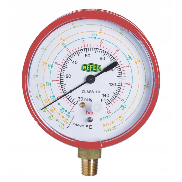 Manometru REFCO M5-500-DS-R422 cu Scala in Bar si Psi
