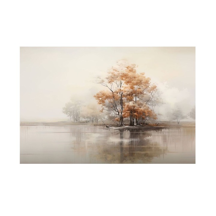 Tablou cu Copac In Ceata 90x60 cm