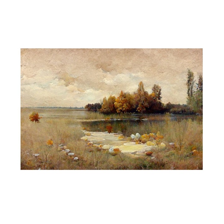 Tablou cu Lac cu Nuferi 90x60 cm