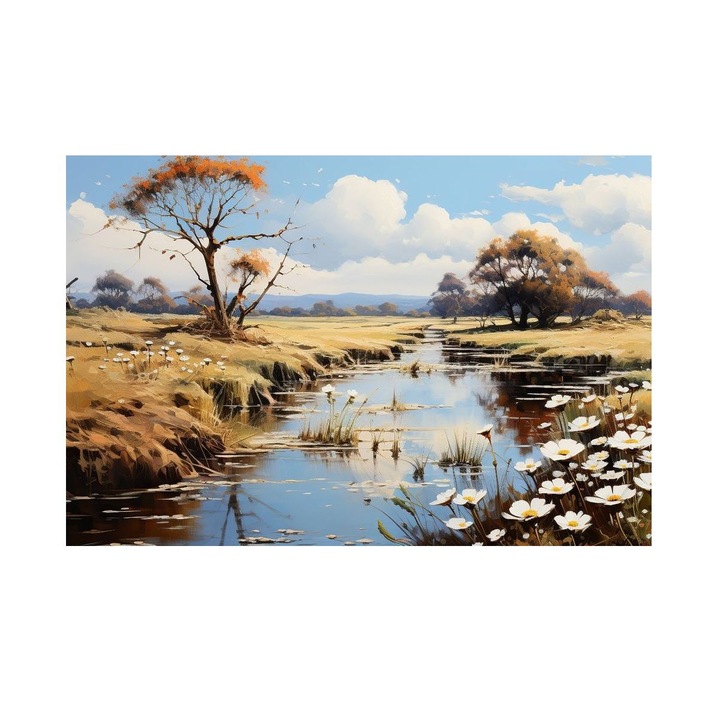 Tablou cu Apus pe Lac 90x60 cm