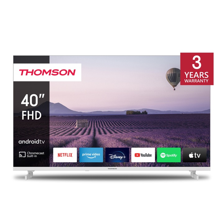 Thomson 40FA2S13W 40" FHD Android TV, 102 cm, fehér