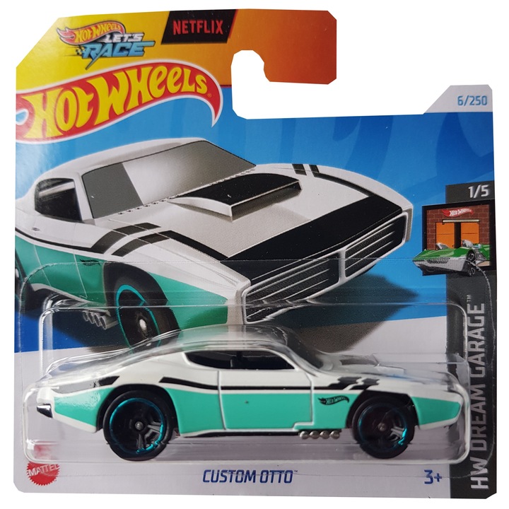 Метална кола Hot Wheels, Custom Otto, 1:64
