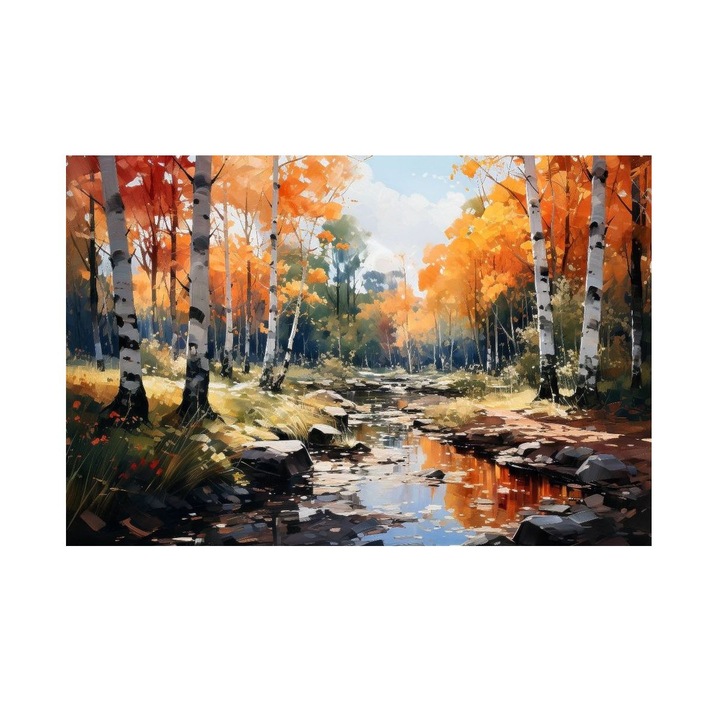 Tablou cu Drumul Toamnei 90x60 cm