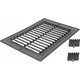 Grila ventilatie Kotarbau, rectangulara, antracit, 14x21cm