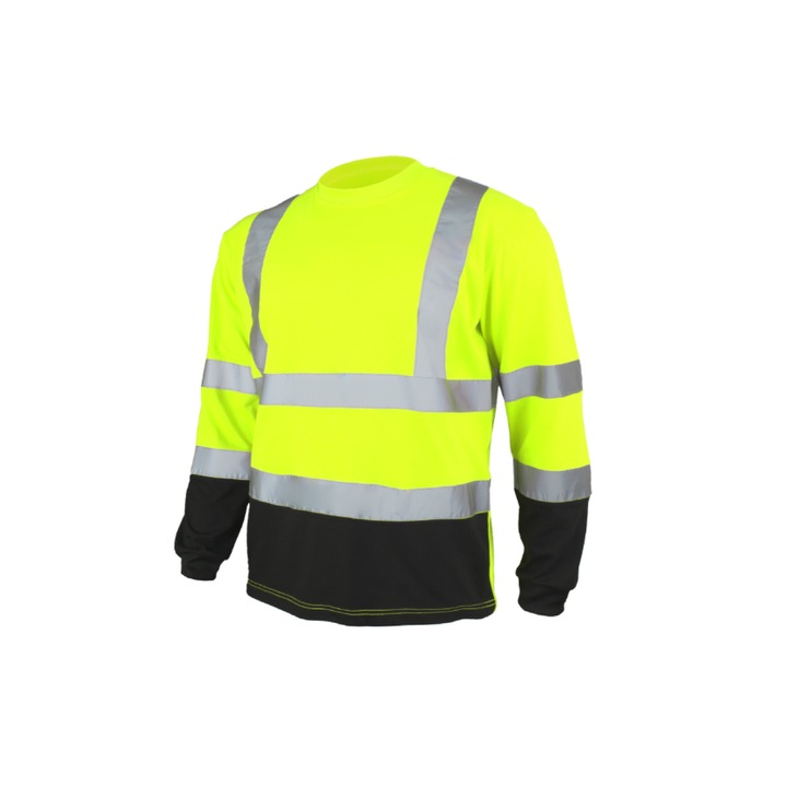 Bluza T-REF fluorescent galben cu dungi reflectorizante, marimea XXXL, Artmas ART703010