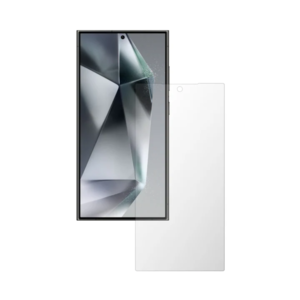 Set 2X Folie Protectie Ecran Folie24, pentru Samsung Galaxy S24 Ultra, 1X Ultra-Clear + 1X Mata, Acoperire Case-Friendly ( Compatibile cu Carcasa ), Adezive, Flexibile cu Auto Regenerare