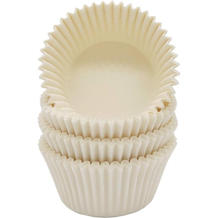 Forme prajituri, hartie rezistenta la grasime, Caltucus Core®， multicolor, 5x7.5x3.5cm, set 100 buc