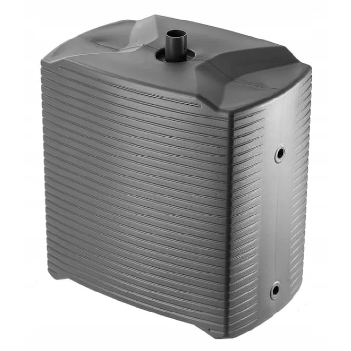 Esővízgyűjtő tartály, Lamela, műanyag, 125 l, 63 x 60 x 40 cm, szürke