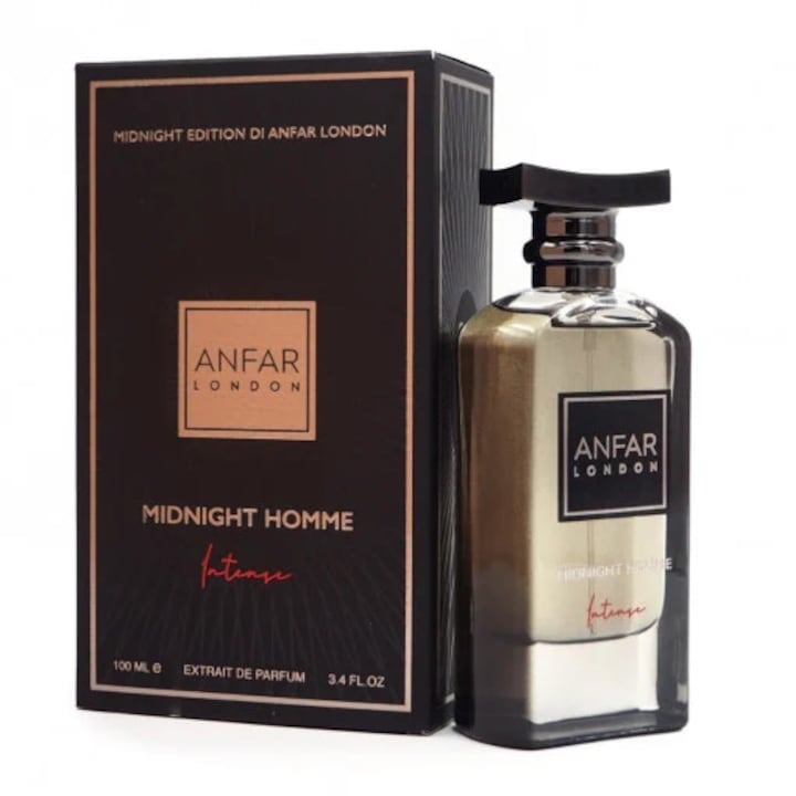 Anfar London Midnight Homme Intense, Extract de Parfum, Barbati, 100 ml