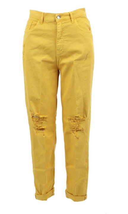 Blugi dama, Liu Jo, Bumbac/Elastan, Galben, W30-L30 US