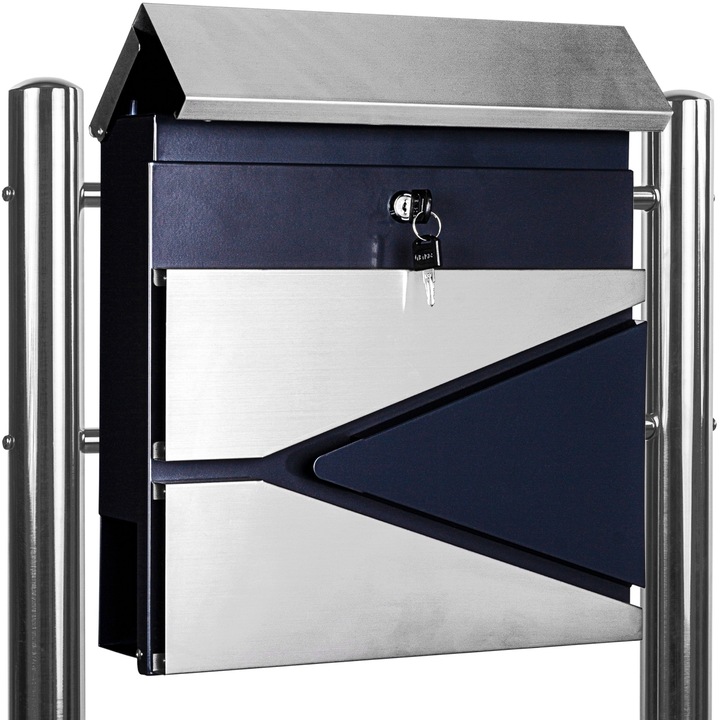 Cutie postala de podea, din otel, 38 x 36 x 12 cm, STILISTA®