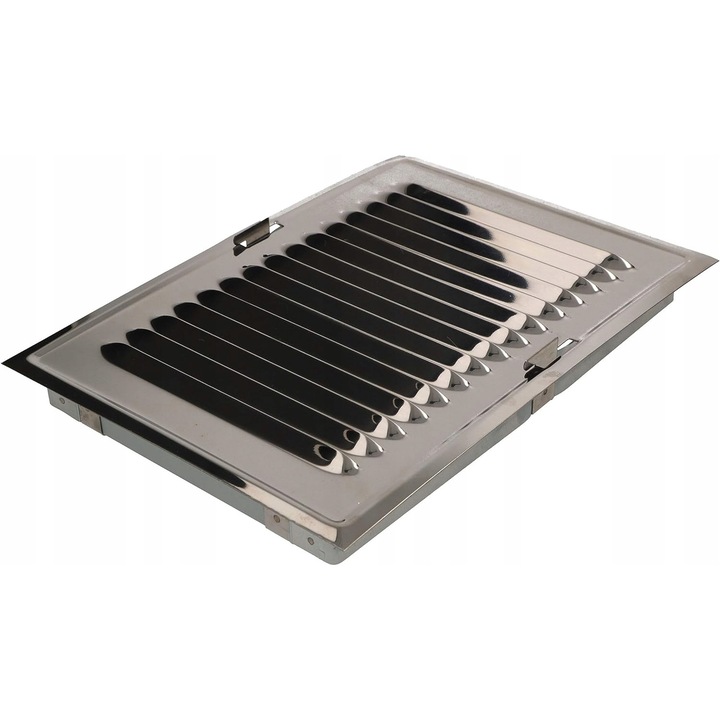 Grila de ventilatie, Kotarbau, Otel, 14x21cm, Argintiu
