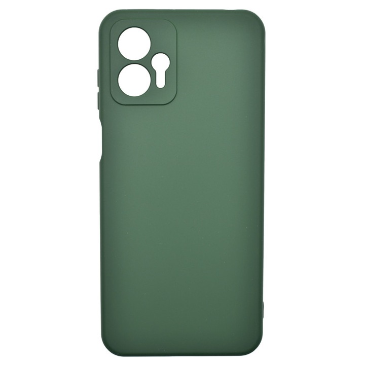 Motorola Moto G13 / G23-mal kompatibilis burkolat, szilikon burkolat, mikroszálas belső, kamera védelem, zöld, atlasz