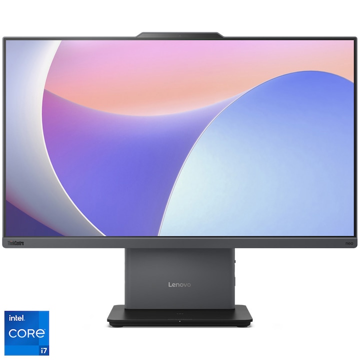 Настолен компютър All-in-One Lenovo ThinkCentre neo 50a 24 Gen 5, Intel® Core™ i7-13620H, 23.8", Full HD, IPS, 16GB DDR5, 1TB SSD M.2 2280 PCIe® 4.0x4 NVMe®, Intel® UHD Graphics, No OS, Luna Grey