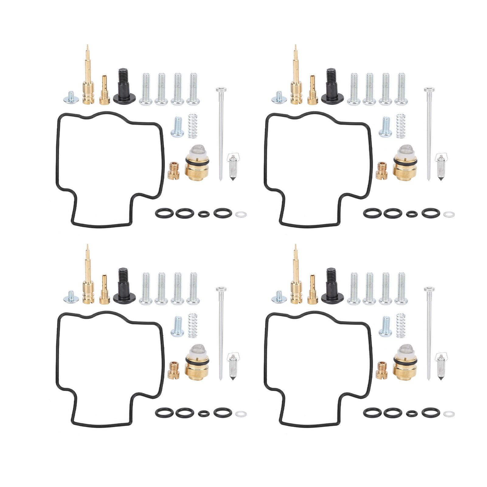 Set 4 kituri reparatie carburator Tovbmup, compatibil Kawasaki