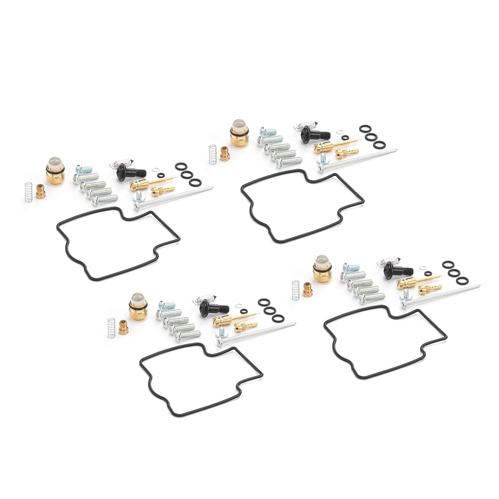 Set 4 kituri reparatie carburator Tovbmup, compatibil Kawasaki