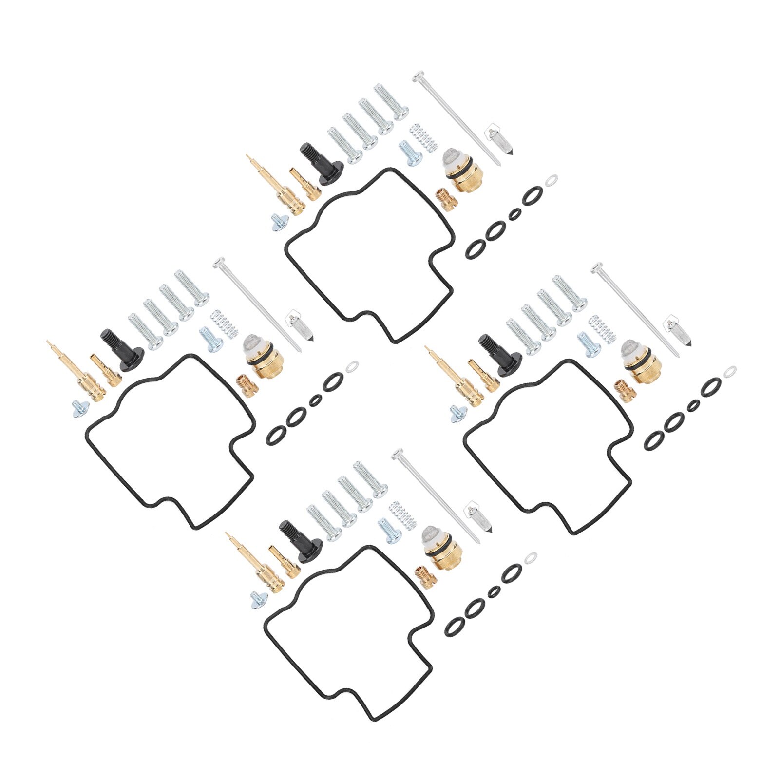 Set 4 kituri reparatie carburator Tovbmup, compatibil Kawasaki