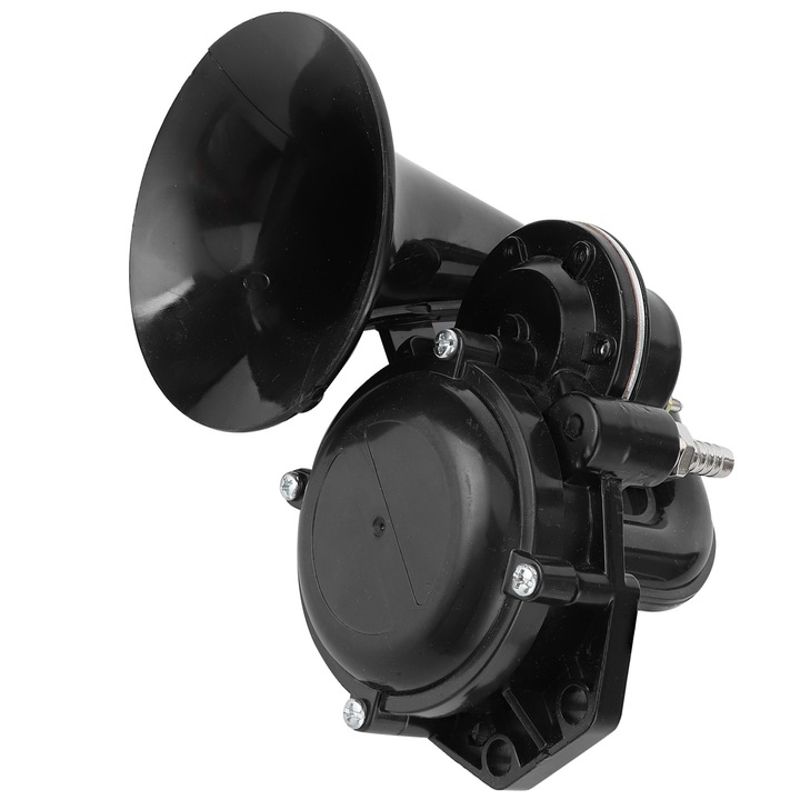 Horn melc universal Enforose, 12/24V, 120dB, negru, 15x21cm