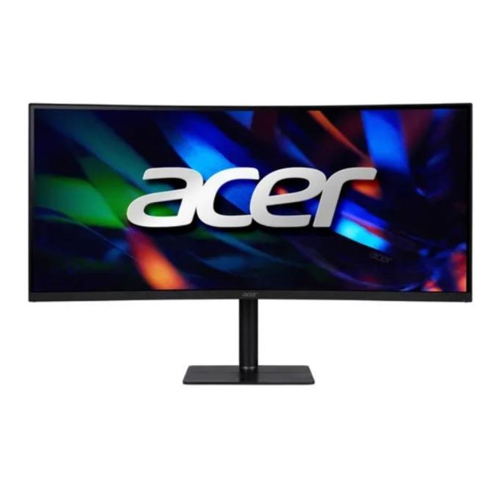 Monitor VA LED Acer 34" CZ342CURHb, UWQHD 3440 x 1440, HDMI, DisplayPort, ívelt képernyő, hangszórók, 180 Hz, 1 ms fekete