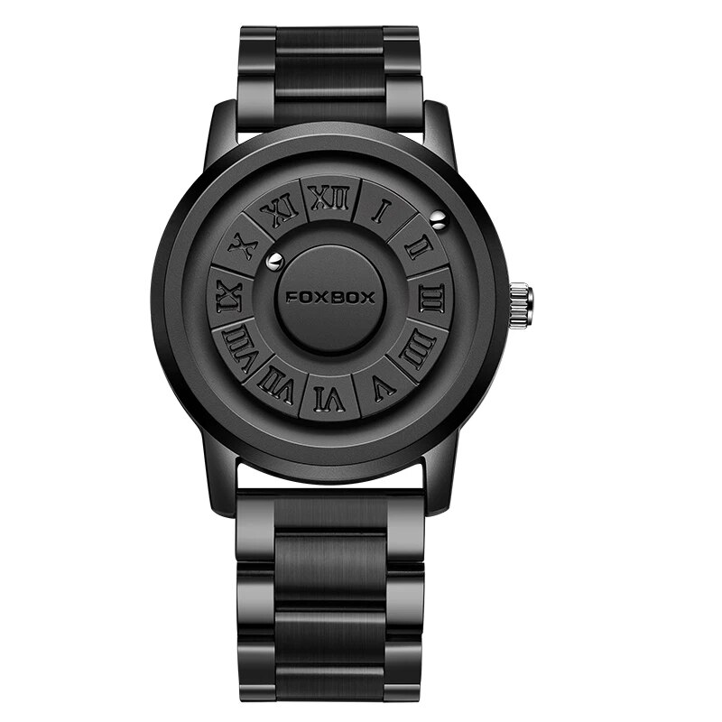Ceas barbatesc de mana Fox Box Creativ Magnetic Quartz Analog