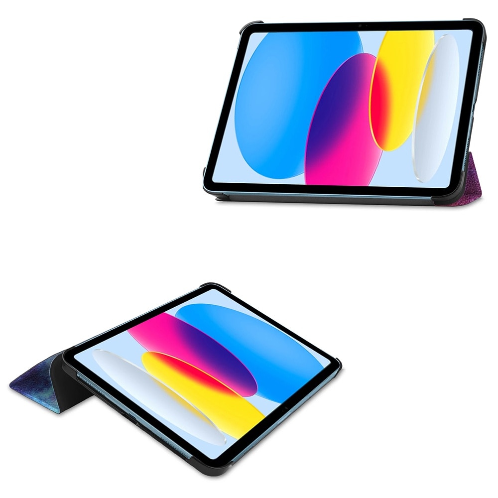 Husa compatibila cu Apple iPad 10 (2022), 10.9 inchi, Tip carte, Bounce Comando, Protectie completa, Stand, Unicorn
