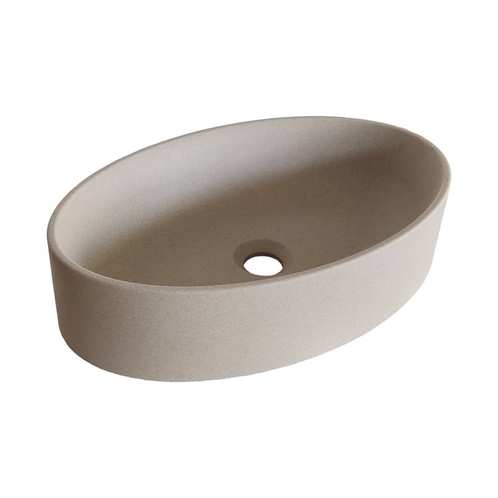 Lavoar de baie SanDonna Arondi, bej