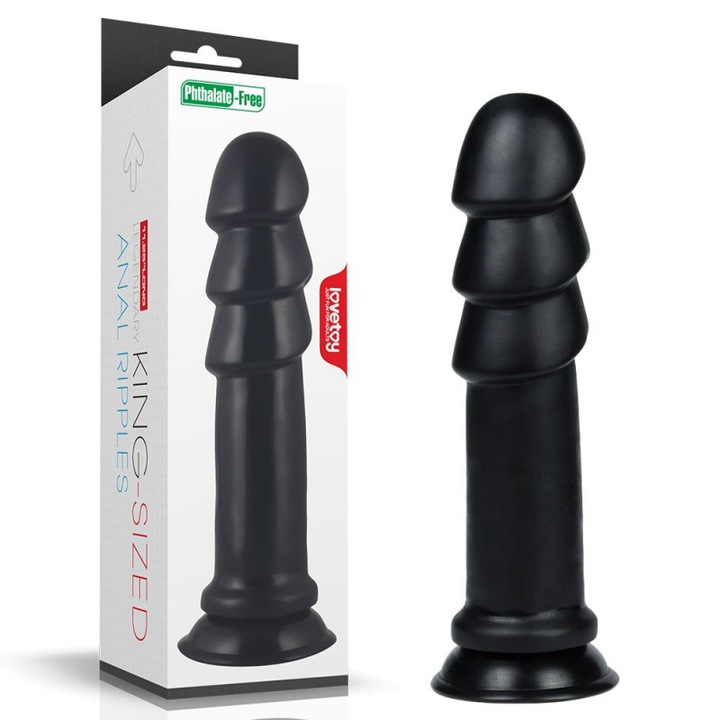 Anális dugó, LOVETOY, Anal Ripples, 28,6 cm, 9,6 cm