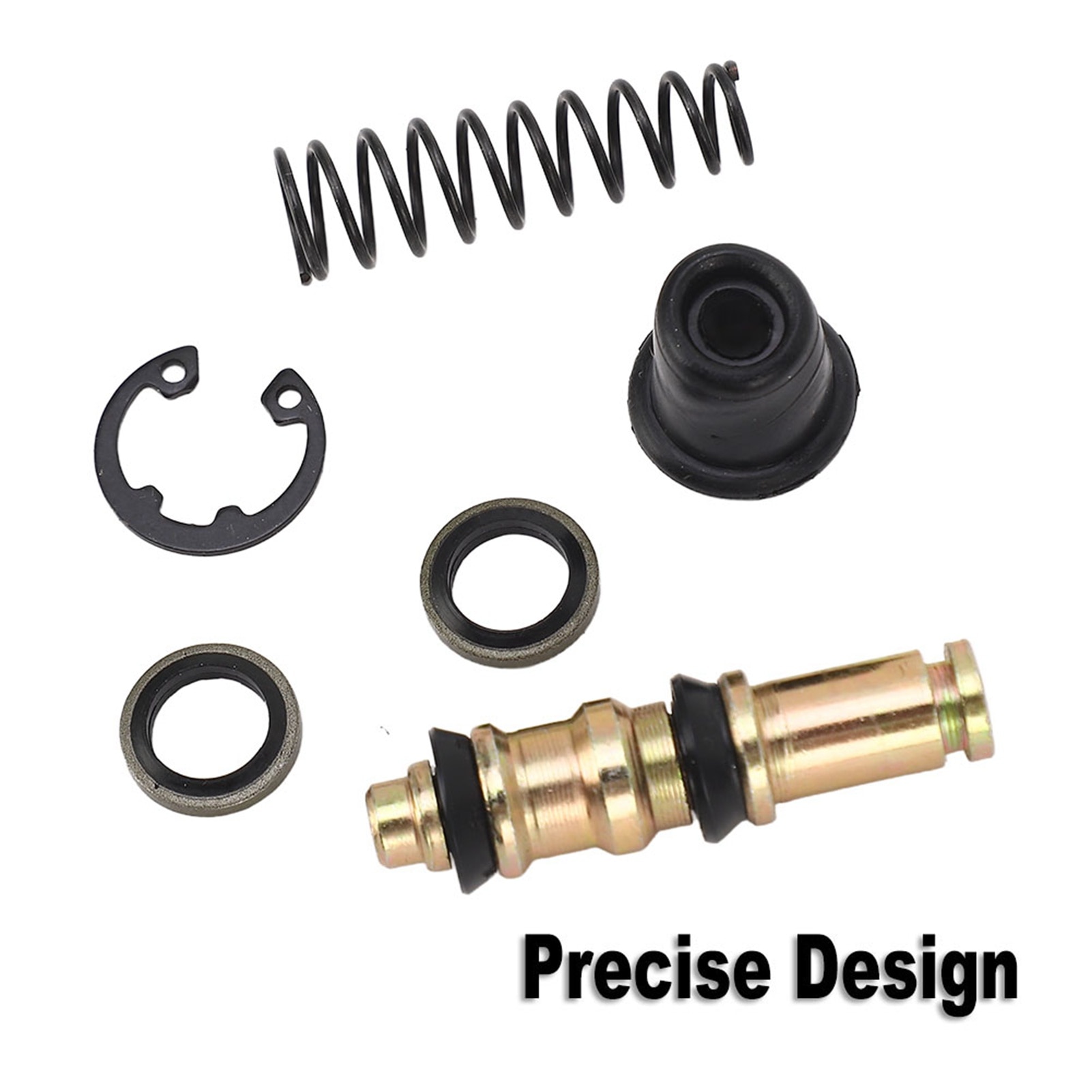 Guarnizioni Pistone Molla Kit Riparazione Pompa Freno Frizione Moto - Per Cilindro Principale 12.7mm, Con Pistone, Guarnizioni, Molla Kit Pistone E Molla - 10